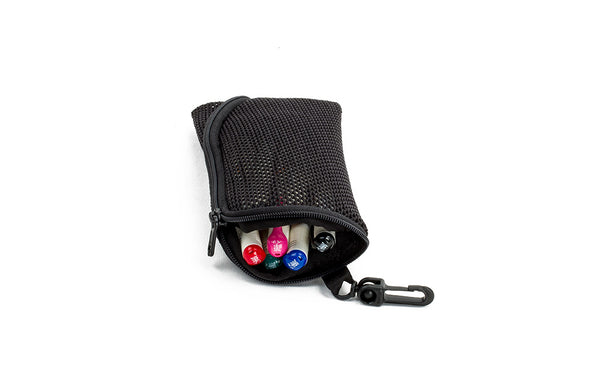A Small Mesh Ghost Whale Pouch open at the top.